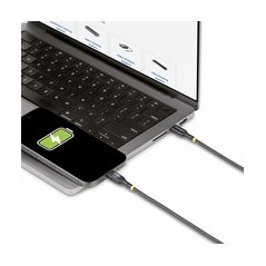 StarTech.com 3m USB C Charging Cable, USB-IF Certified USB-C Cable, 240W USB Type-C kabel 3m Sort